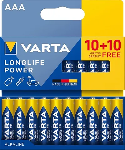 Pilas alcalinas AAA VARTA Longlife