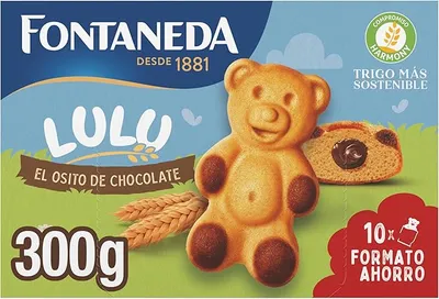 Fontaneda Osito Lulu, Bizcochos Rellenos de Chocolate