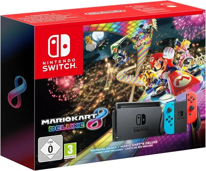 Nintendo Switch + Mario Kart 8 Deluxe Edición Física