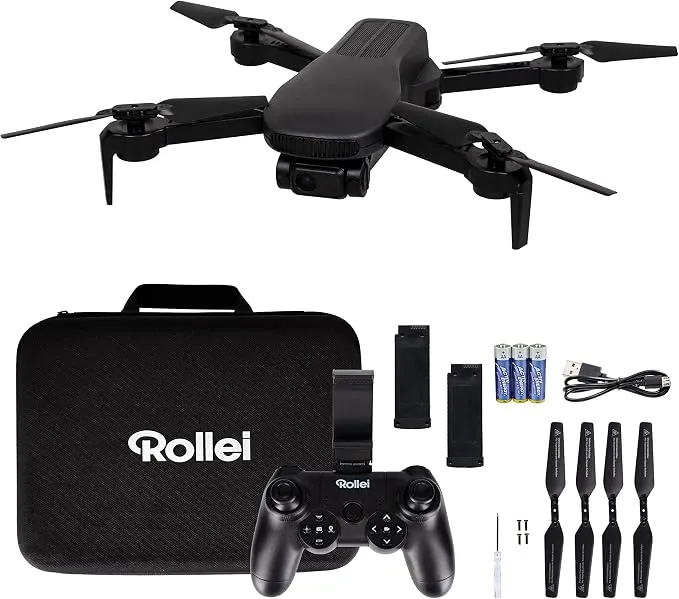 Drone Rollei Fly 80 Combo con Cámara Full HD y WiFi