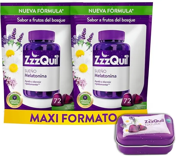 ZzzQuil Pack 2x72 Gummies