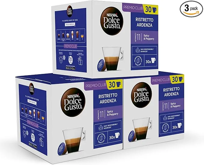 Pack 90 Cápsulas Nescafé Dolce Gusto Ristretto