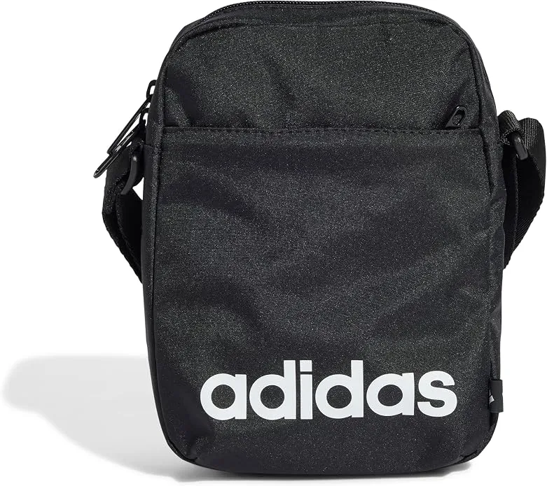 Riñonera Adidas Linear Organizer Unisex Negra/Blanca Talla Única