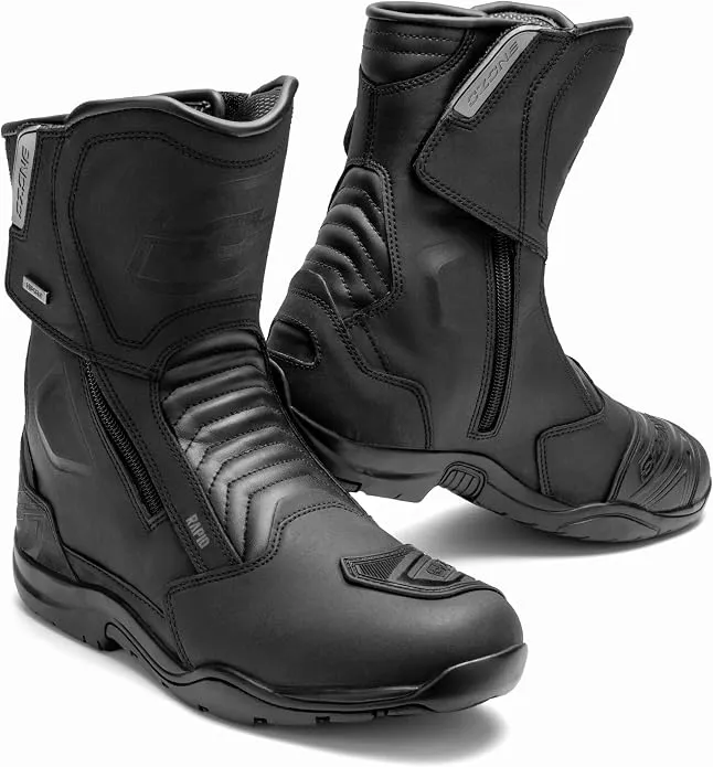 Botas de Moto OZONE MOTO Rapid Hombre y Mujer Cuero PU Membrana Hipora