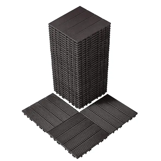 VEVOR Azulejos Entrelazados para Terraza (30x30cm, Pack de 10)
