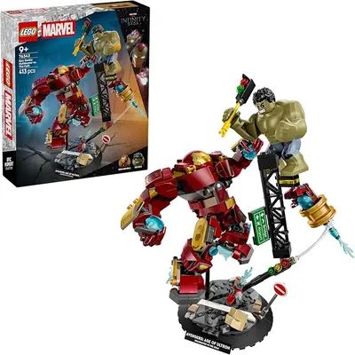 LEGO Marvel Batalla Legendaria: Hulkbuster vs. Hulk - Set de Superhéroes con Figuras de Acción