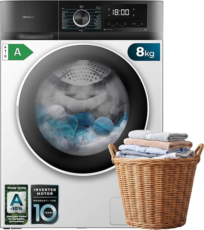 Lavadora Cecotec Bolero Dresscode 8 kg
