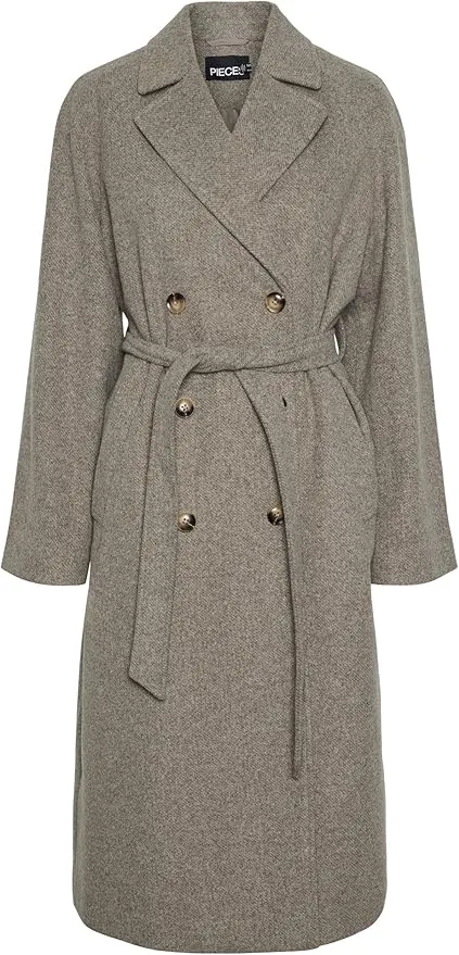 PIECES Abrigo largo Pcmarbel Noos para mujer