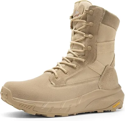 NORTIV 8 Botas de Tácticas Militares para Hombre con Cremallera Lateral