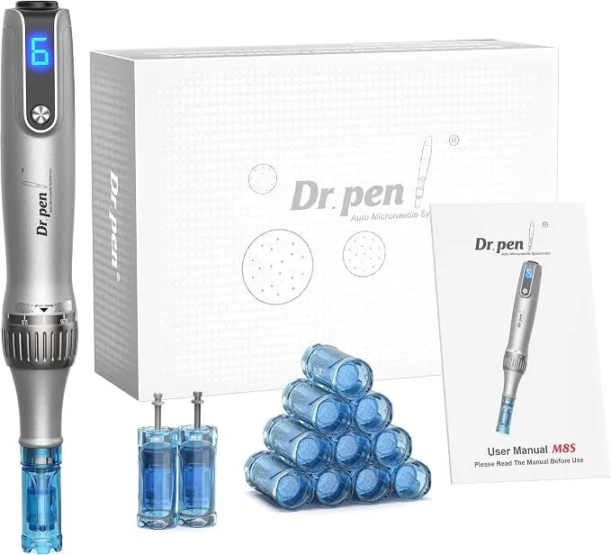 Dr. Pen Ultima M8S Kit Microneedling Inalámbrico con 12 Cartuchos