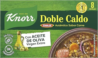 Knorr Doble Caldo en Pastilla Carne 8 pastillas