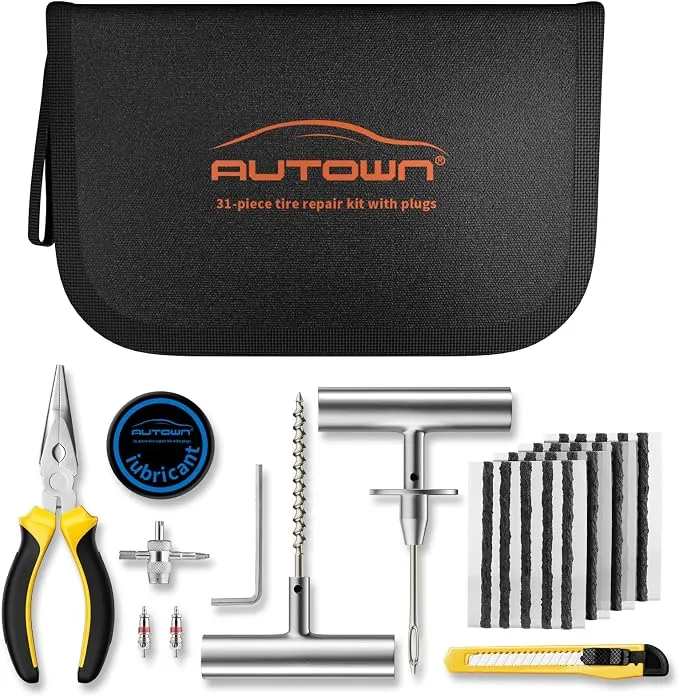 AUTOWN Kit Antipinchazos Coche 31 Piezas