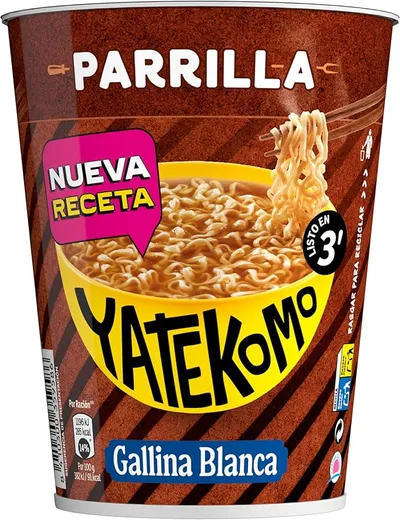Yatekomo Fideos Orientales Noodles Parrilla