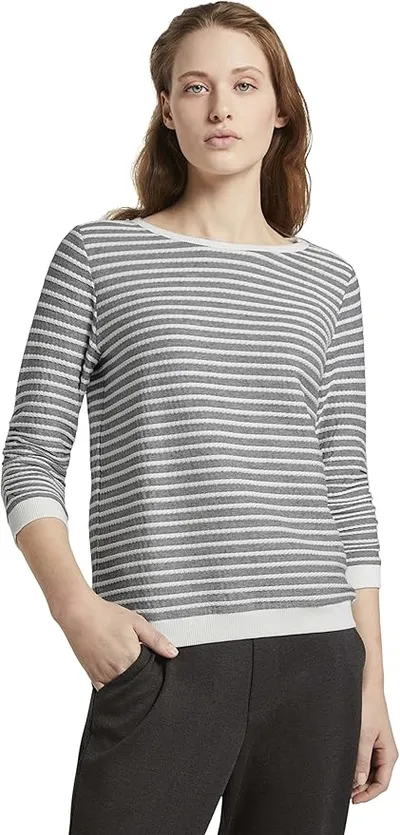 TOM TAILOR Denim Sudadera con Rayas para Mujer