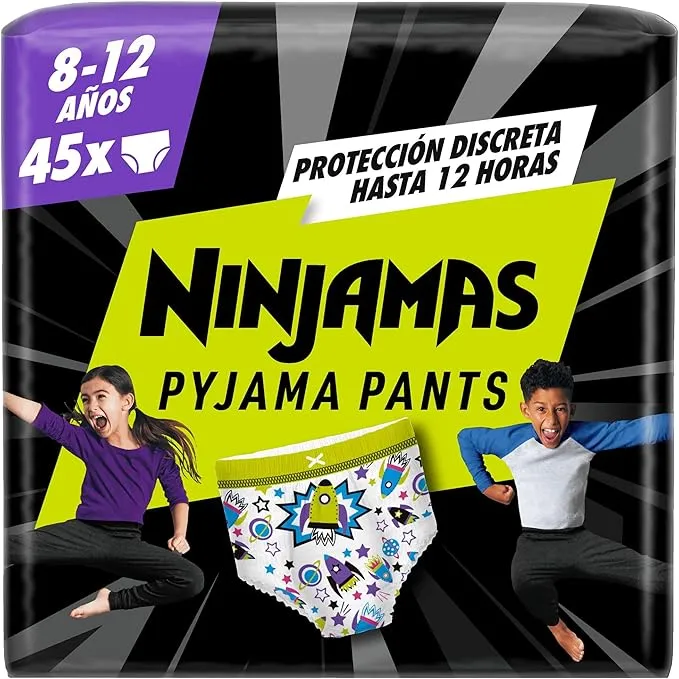 Dodot Pañal-Braguita Ninjamas, Talla 8-12 años