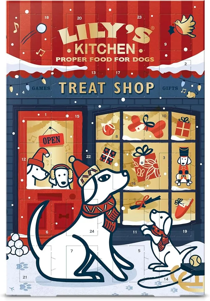 Calendario de Adviento Lily's Kitchen para Perros con Golosinas y Aperitivos