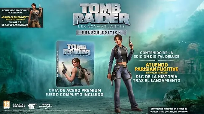 Tomb Raider: Legacy of Atlantis Deluxe Edition para Nintendo Switch