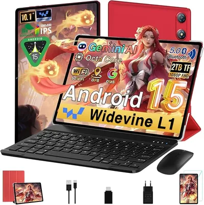 UJJ 2026 Tablet Android 15 10 Pulgadas Gemini AI