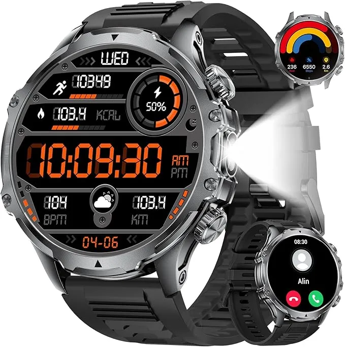 Reloj Inteligente Hombre con Pantalla Gigante y Megabatería