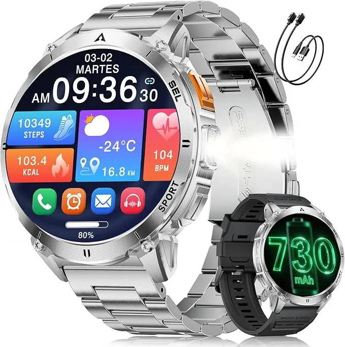 Reloj Inteligente SUNKTA 100+ Modos Deportivos Llamadas Bluetooth Batería 10 Días