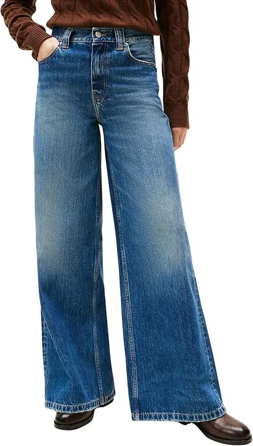 Tommy Hilfiger Vaqueros Mujer Kris 70'S Wide Leg