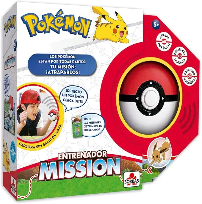 BORRAS - Pokémon Mission Juego de Mesa Interactivo para Entrenadores