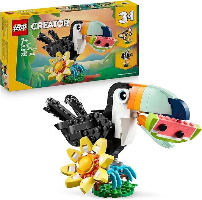 LEGO Creator 3 en 1 Fauna Salvaje: Tucán Tropical 31173