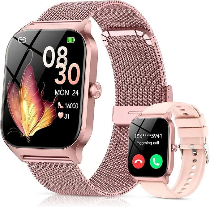 Reloj Inteligente Mujer con Llamadas Bluetooth y Asistente IA