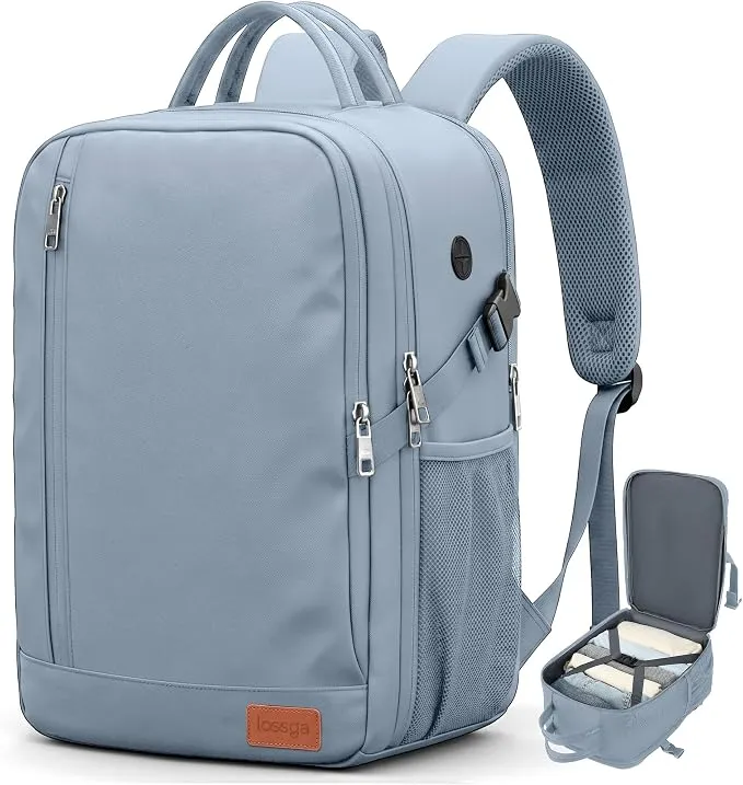 Mochila de Cabina 45x36x20cm (30L) compatible con Easyjet y bolsillo antirrobo