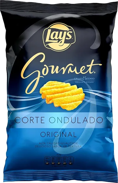 Lay's Gourmet Patatas Fritas Onduladas con Sal 150 g