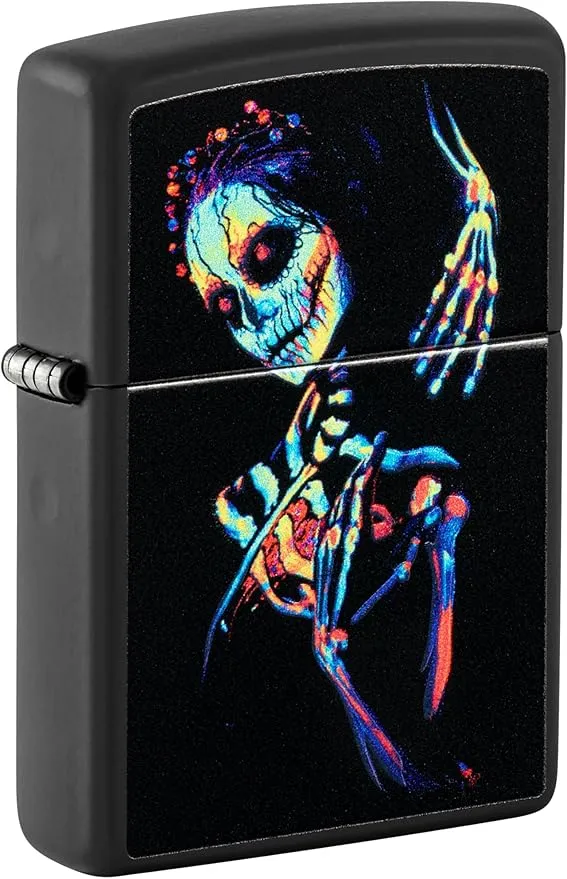 Mechero Zippo UV Skeleton con Diseño Calado