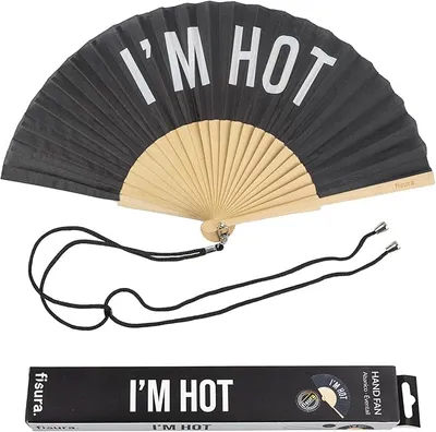 Abanico original con mensaje “I’m hot”