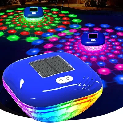 Luxfero Luces Solares Flotantes para Piscina