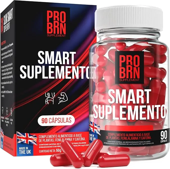 Pro BRN Control de Peso & PreEntreno: Energía y Metabolismo 90 Cápsulas Veganas