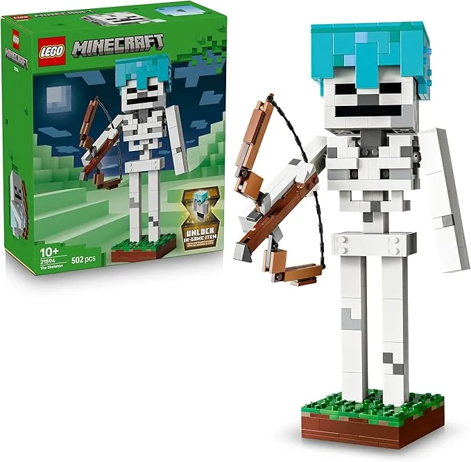 LEGO Minecraft El Esqueleto de Juguete - Figura Articulada con Accesorios