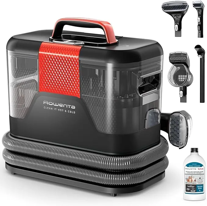 Rowenta Clean It Hot & Cold: Aspiradora de tapicerías potente y versátil