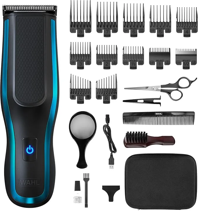 Wahl Self Clip 360 Cortapelos DIY Profesional de Litio Recargable para Hombre