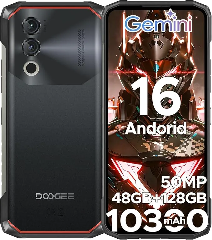 DOOGEE Blade10 Power: Móvil Resistente con Batería de 10300mAh y Cámara 50MP