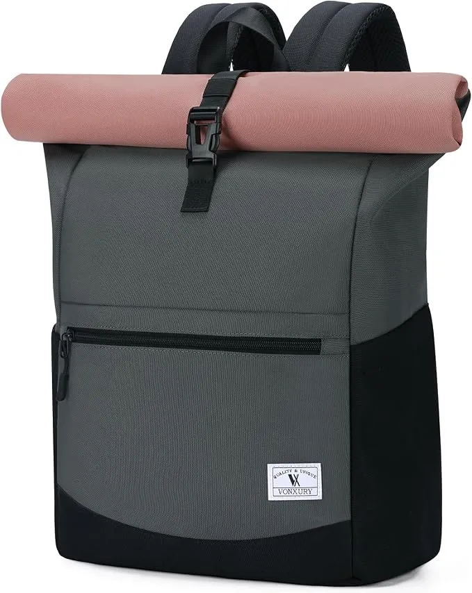 VX VONXURY Mochila Enrollable para Laptop 15.6" para Hombre y Mujer