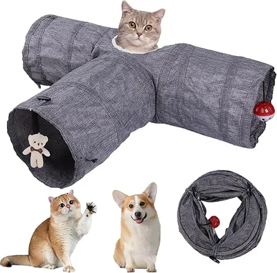 Túnel Plegable MZSX para Gatos