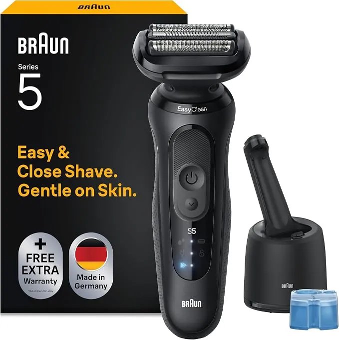 Braun Series 5 Afeitadora Eléctrica Hombre 52-N7000cc con Centro de Limpieza