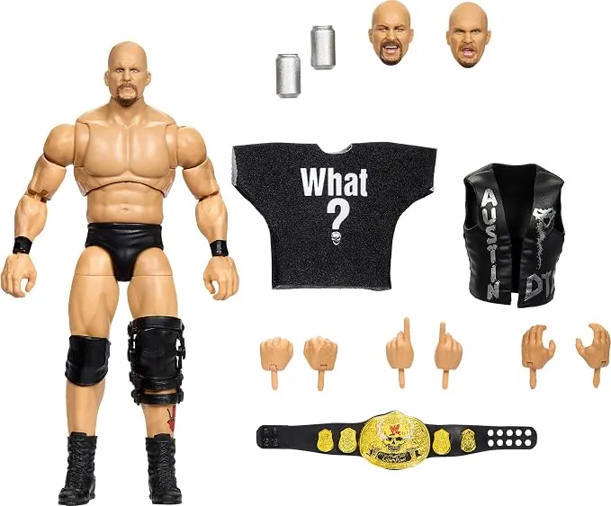 Figura de Acción Mattel WWE Ultimate Edition Stone Cold Steve Austin
