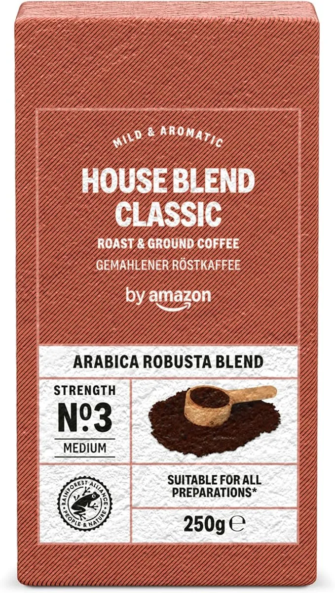 Café Amazon House Blend Molido Arábica y Robusta 250g