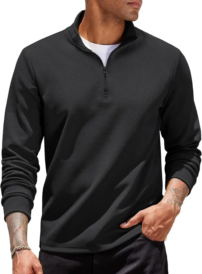 Sudadera COOFANDY Media Cremallera Hombre - Estilo y Durabilidad a Precio Irresistible