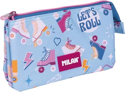 MILAN Estuche portatodo 5 compartimentos serie especial Roller 2