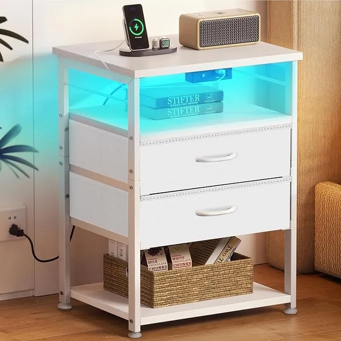 Coleshome Mesillas de Noche Dormitorio