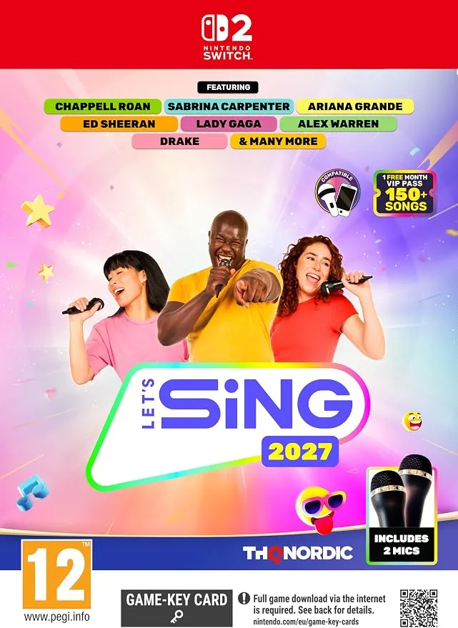 Let's Sing 2027 + 2 micros - Nintendo Switch