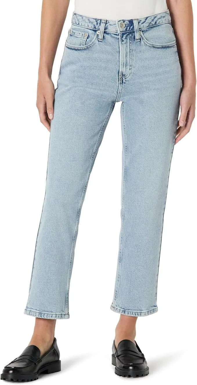 Jeans Rectos Mujer Amazon Essentials Tiro Alto Vintage