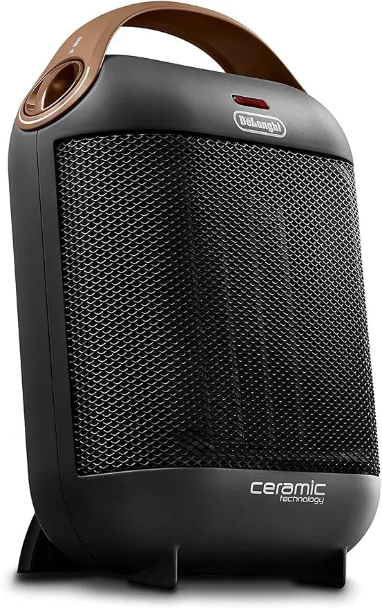 Calentador Cerámico De'Longhi HFX30C18.AG - 1800W, Antracita