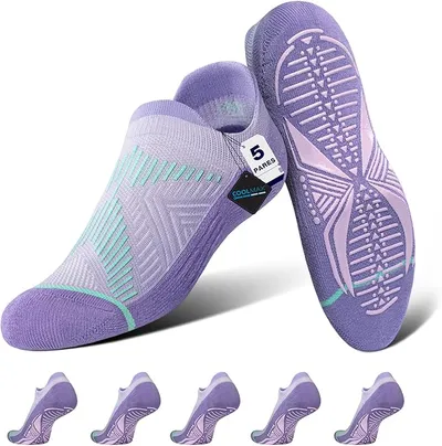PACK 5 PARES ANTIDESLIZANTES BRISIRA Coolmax Bambú